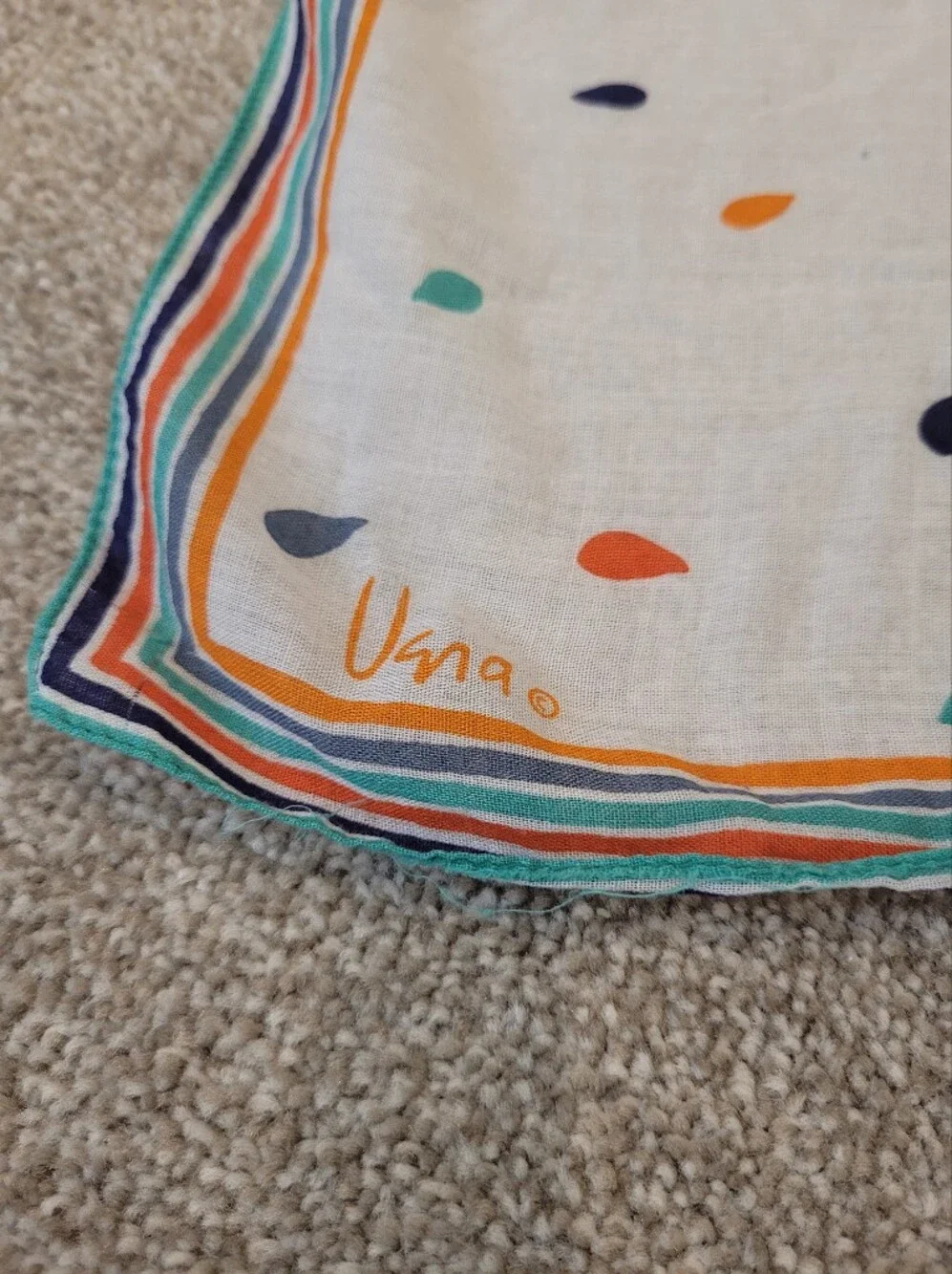 Vera Vintage Womens Cotton Scarf